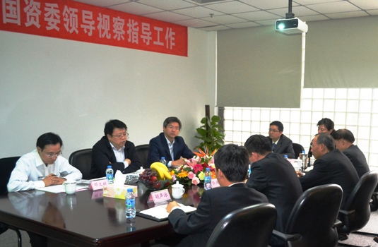 北京市国资委、国资公司向导到尊龙凯时视察指导事情